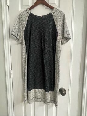Lou & Grey Colorblock Knit Shift Dress Large
